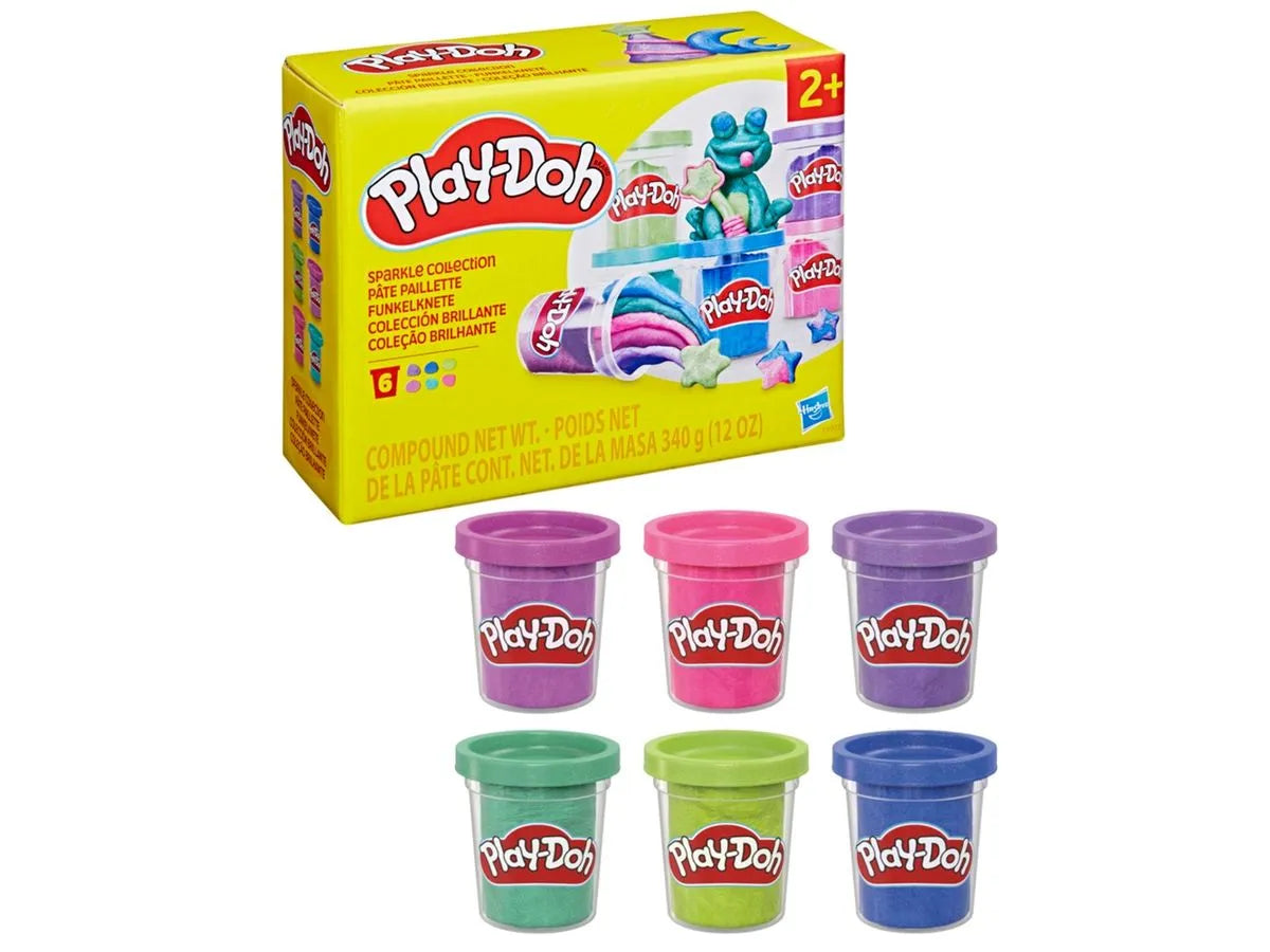 HASBRO PLAY-DOH COLECCIÓN BRILLANTE 6PCS