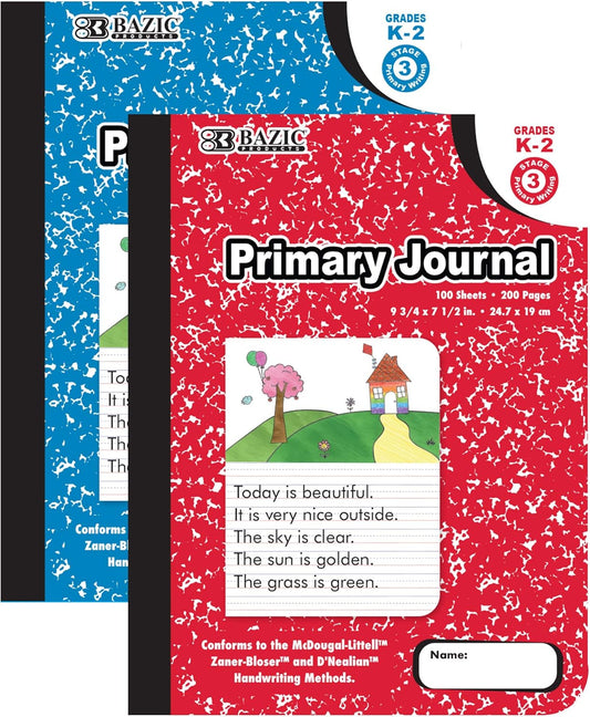 BAZIC LIBRETA PRIMARY JOURNAL STAGE 3 GRADOS K-2