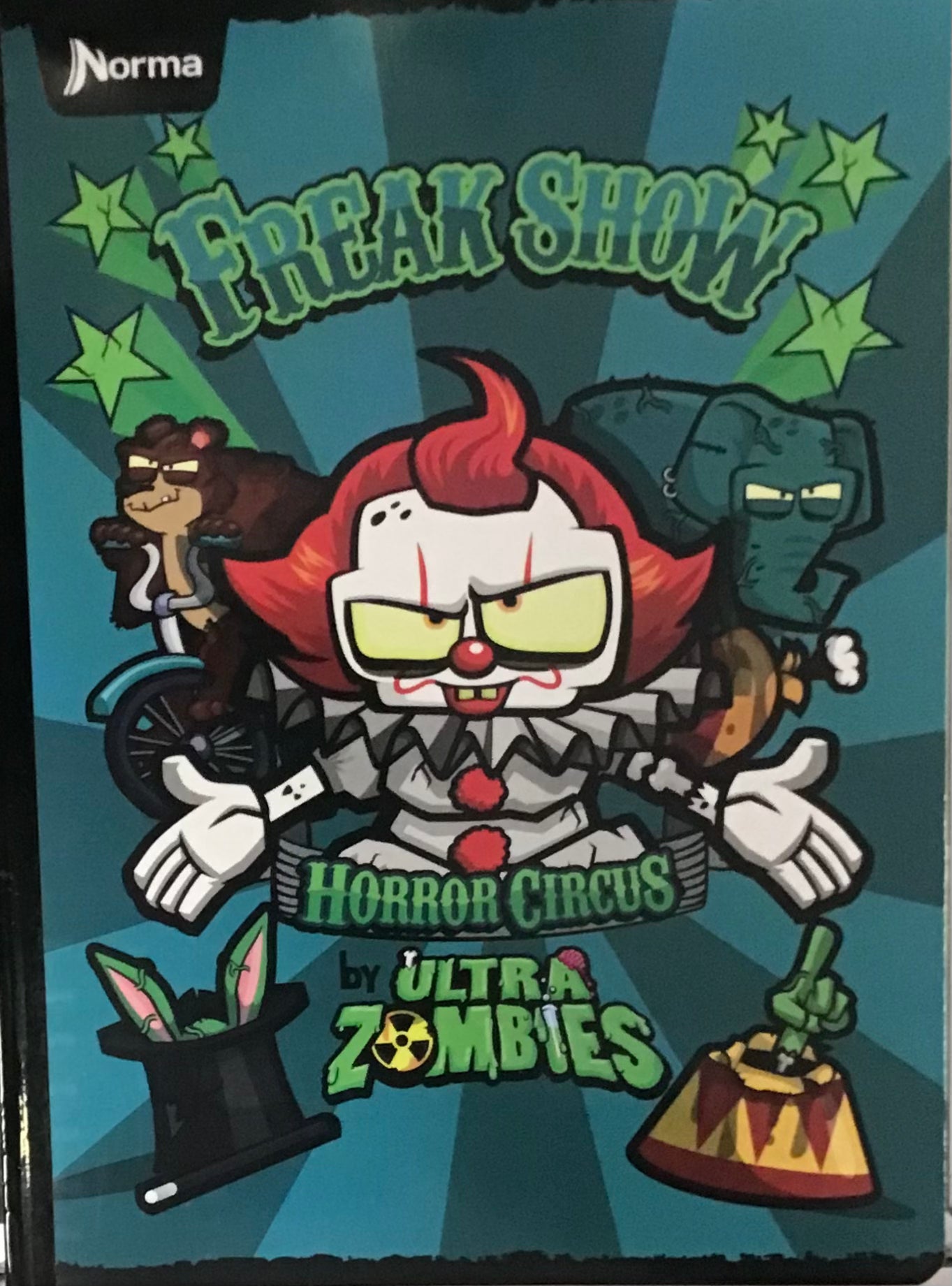NORMA LIBRETA REGULAR ZOMBIES ASSORTED