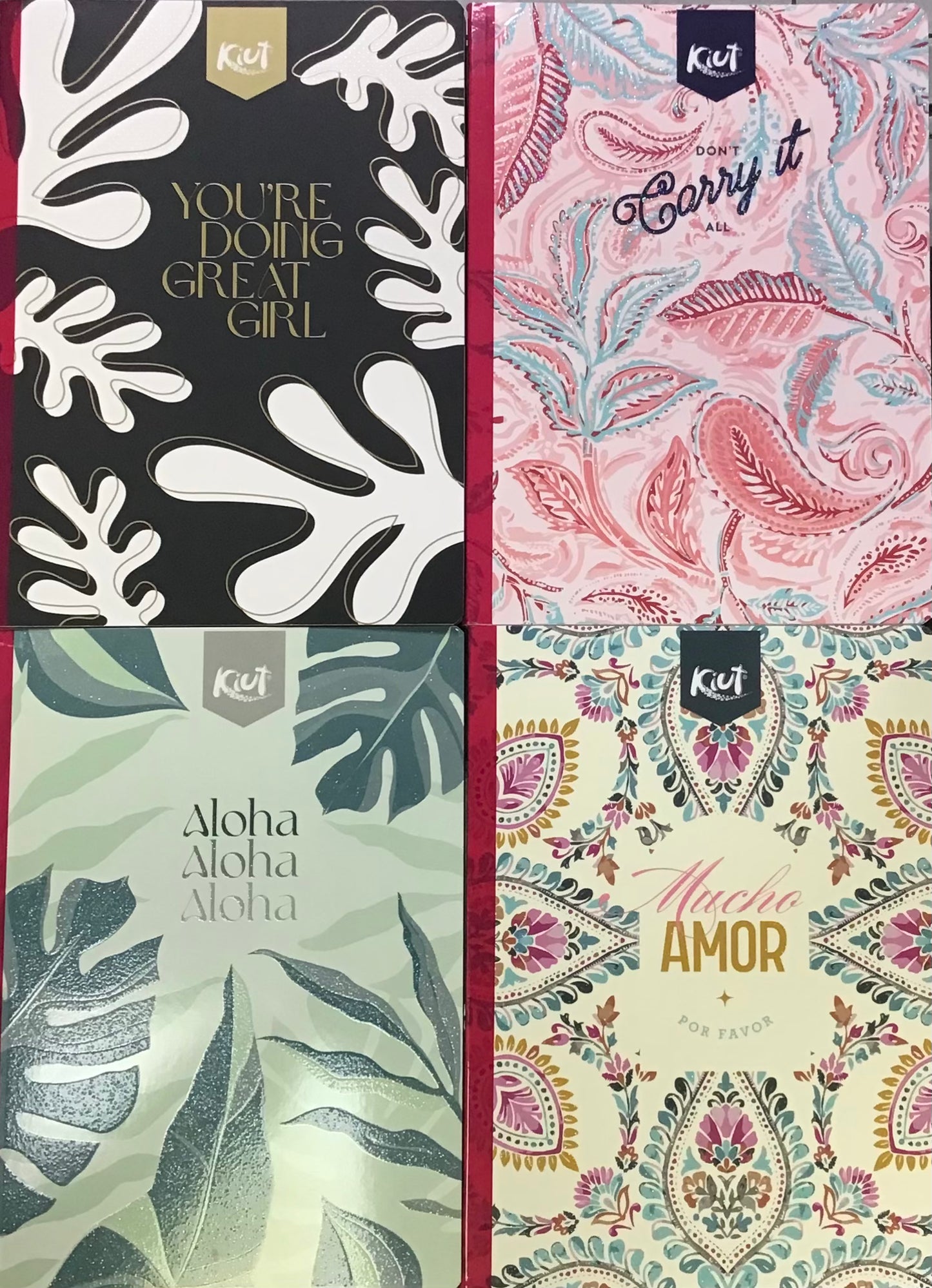 KIUT LIBRETA REGULAR DISEÑOS A ESCOGER