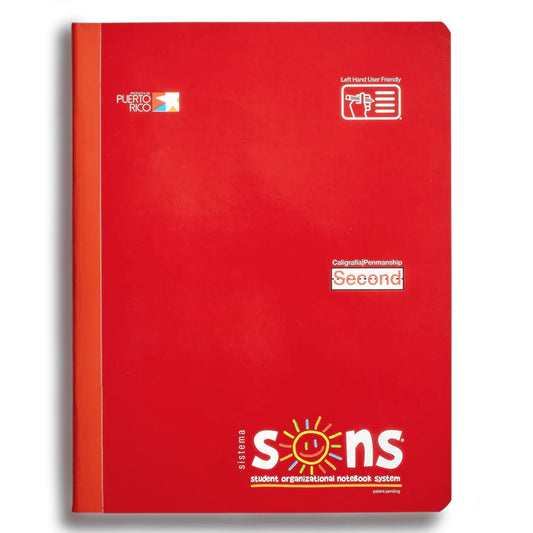 SONS LIBRETA DE CALIGRAFIA SECOND COLOR A ESCOGER