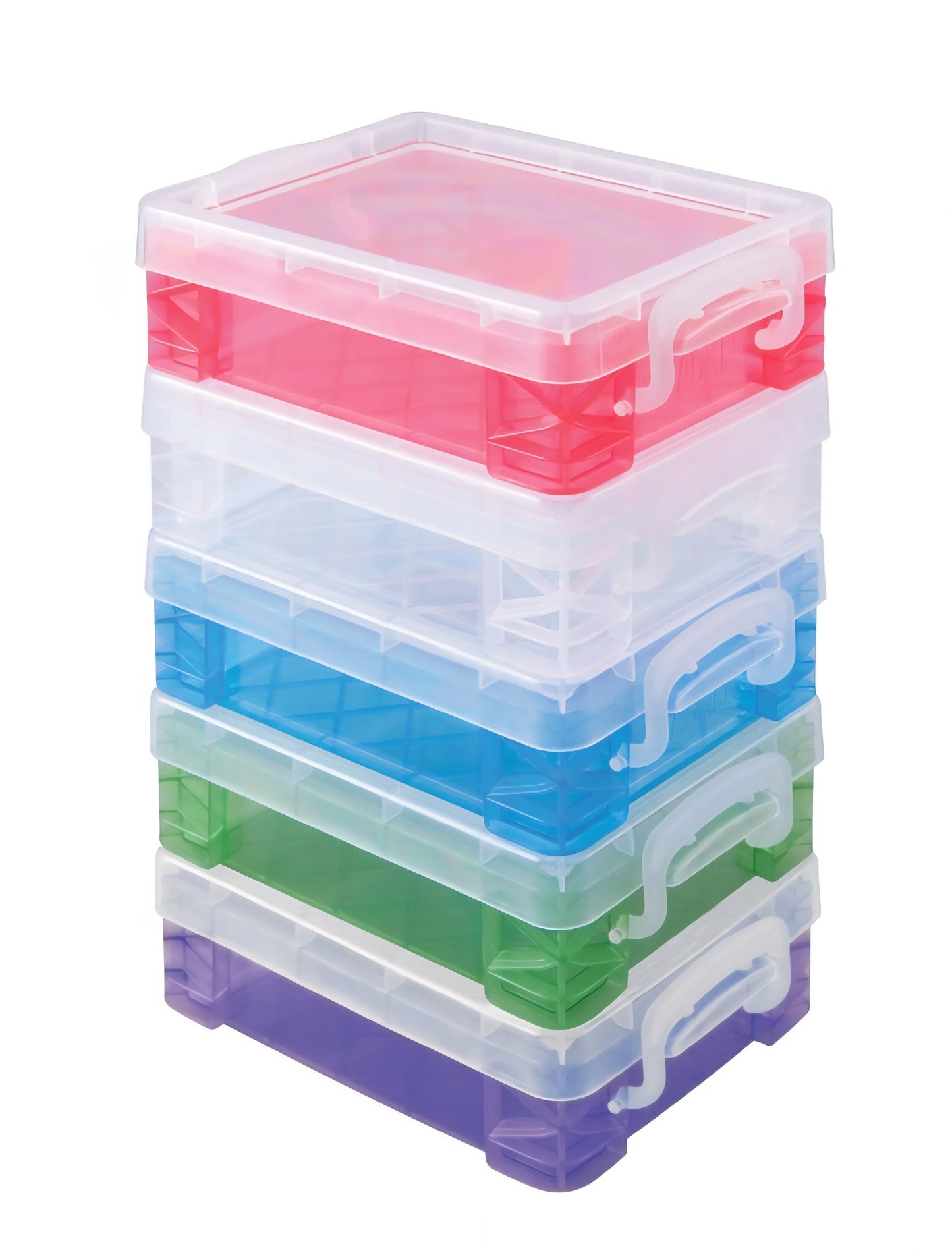 SUPER STACKER CAJA PLASTICA ASSORTED COLORS