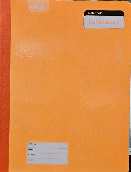 EL LÍDER LIBRETA DE LABORATORIO