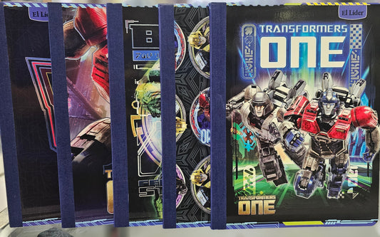 EL LÍDER LIBRETA COCIDA REGULAR TRANSFORMERS ONE ASSORTED
