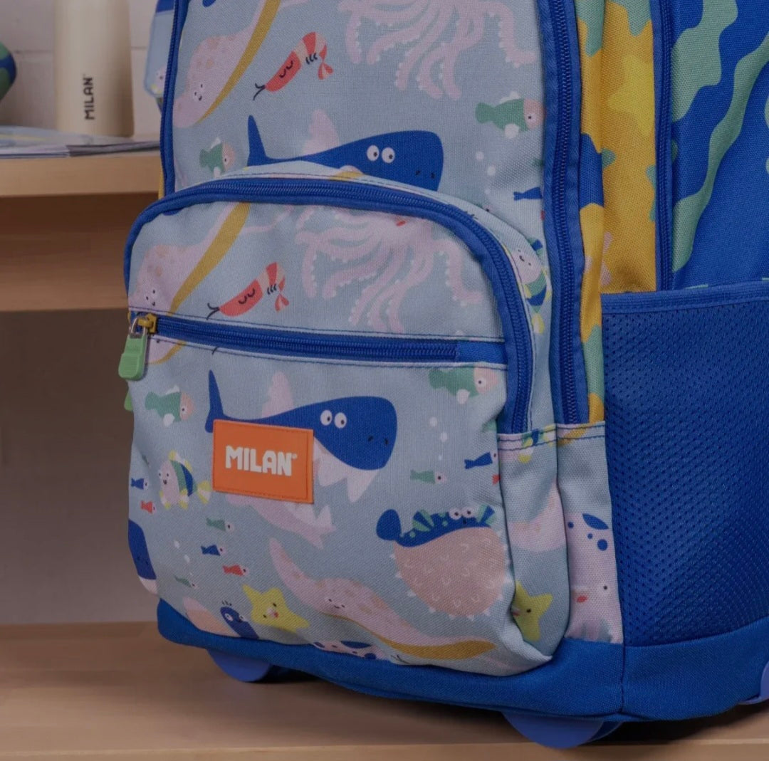 Milan Mochila de Ruedas Blue Odyssey Bundle