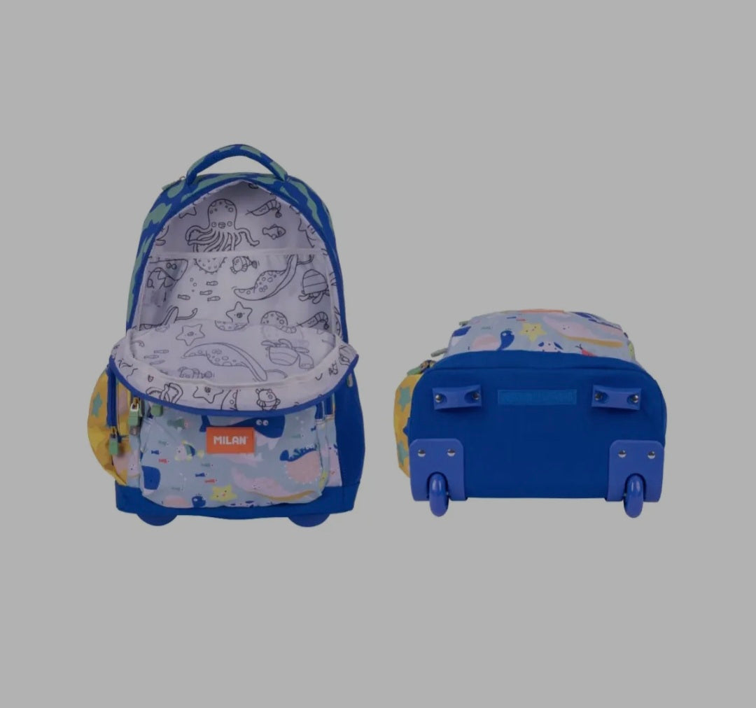 Milan Mochila de Ruedas Blue Odyssey Bundle