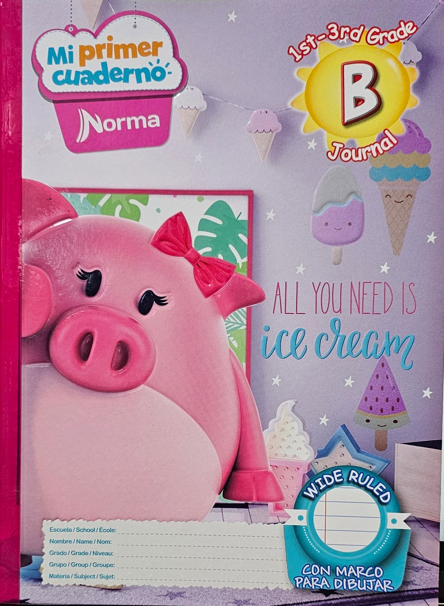 NORMA MI PRIMER CUADERNO 1ER-3ER GRADO