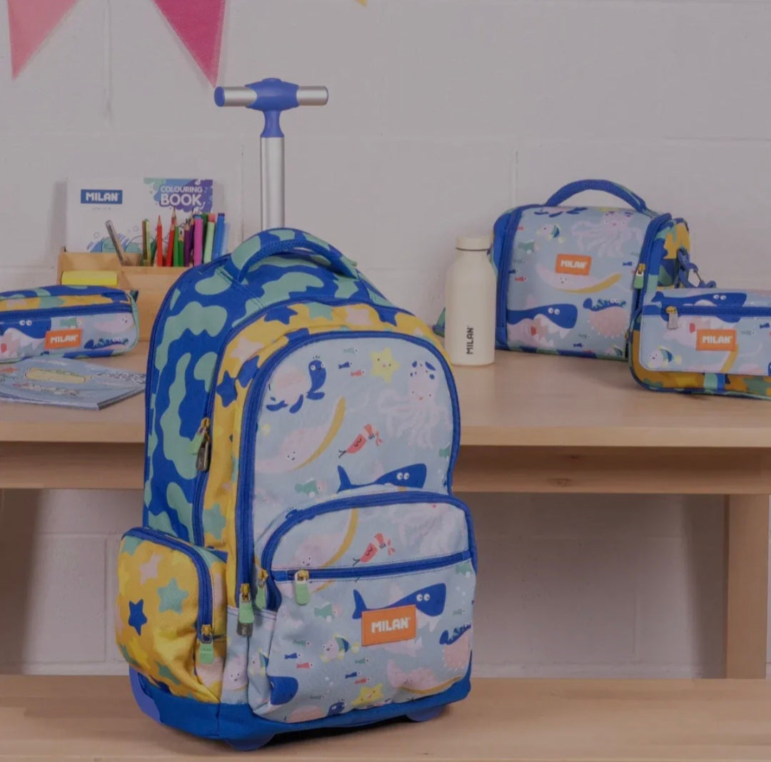Milan Mochila de Ruedas Blue Odyssey Bundle